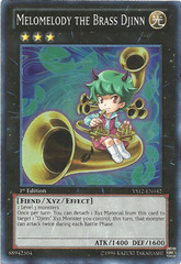 Melomelody the Brass Djinn - YS12-EN042 - Super Rare - Unlimited Edition