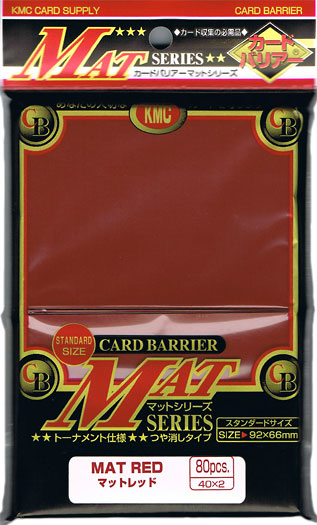 KMC Super Red Sleeves (80ct)