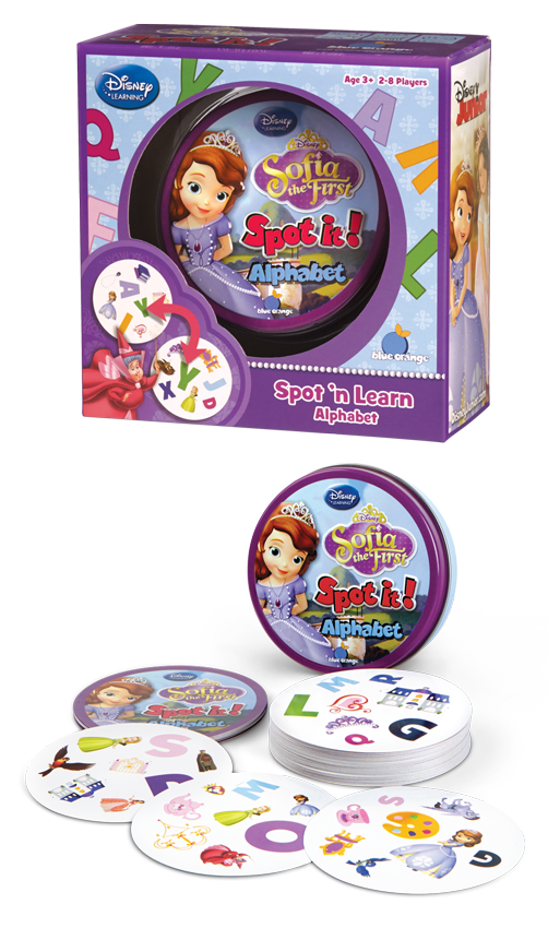 Spot It! Alphabet Sofia the First