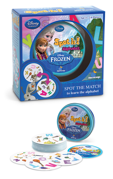 Spot It! Alphabet Disney Frozen