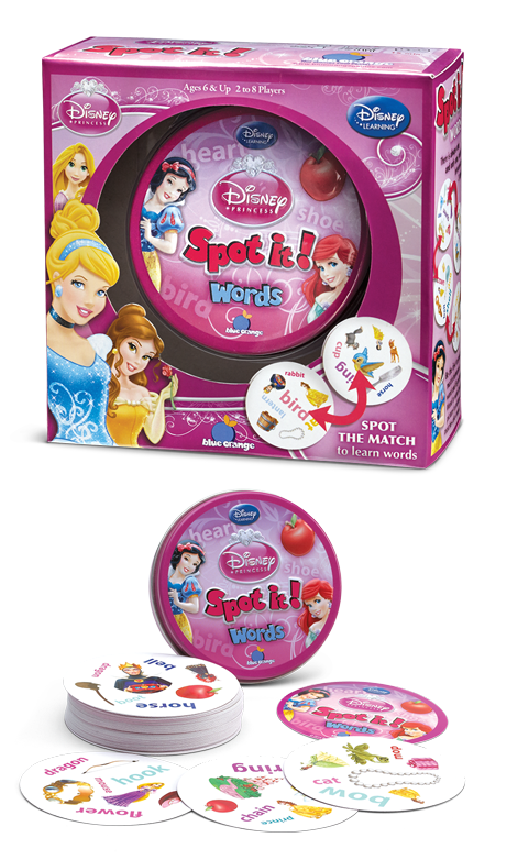 Spot It! Words Disney Princess