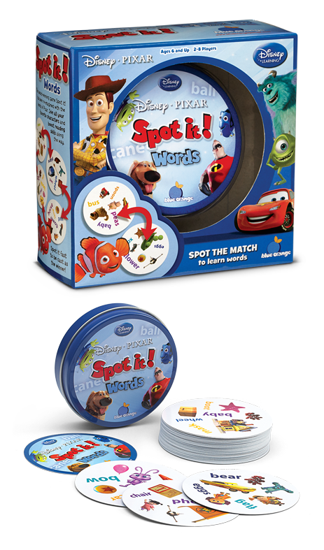Spot It! Words Disney Pixar