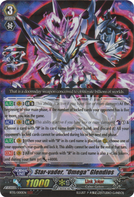Star-vader, Omega Glendios - BT15/000EN - RRR (Reverse)