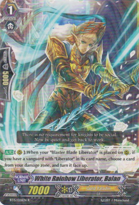 White Rainbow Liberator, Balan - BT15/026EN - R White Rainbow Liberator, Balan - BT15/026EN - R
