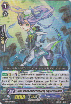 Blue Storm Battle Princess, Crysta Elizabeth - BT15/039EN - R Blue Storm Battle Princess, Crysta Elizabeth - BT15/039EN - R