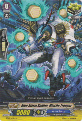 Blue Storm Soldier, Missile Trooper - BT15/091EN - C Blue Storm Soldier, Missile Trooper - BT15/091EN - C