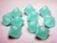 D10s 10-Dice Set CHX27205 - Frosted Teal/White