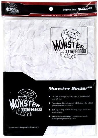 Monster Protectors Card Supplies 9-Pocket Crumpled Paper Binder