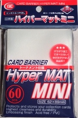 KMC Mini Sized Hyper Matte Clear Sleeves 60 CT