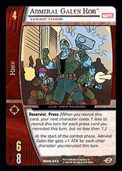 Admiral Galen Kor, Lunatic Legion - Foil