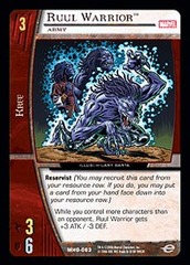 Ruul Warrior, Army - Foil