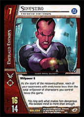 Sinestro, Enemy of the Corps - Foil