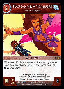 Koriandr, Starfire, Fiery Temper - Foil