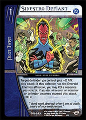 Sinestro Defiant - Foil