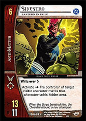 Sinestro, Lantern In Exile - Foil