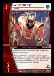Wildebeest, Army - Foil