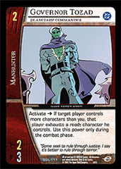 Governor Tozard, Planetary Commander - Foil