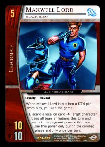 Maxwell Lord, Black King - Foil
