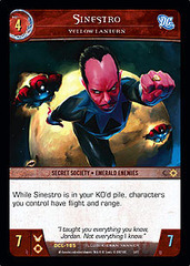 Sinestro, Yellow Lantern - Foil