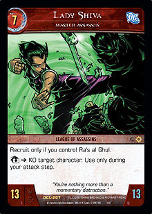 Lady Shiva, Master Assassin - Foil