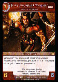 James Proudstar Warpath, Apache Warrior - Foil
