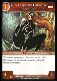 Julia Carpenter Arachne, Omega Flight - Foil