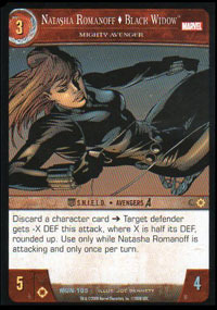 Natasha Romanoff Black Widow, Mighty Avenger - Foil