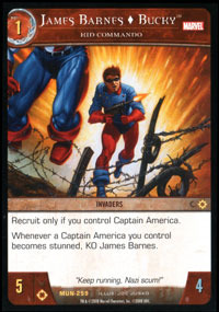 James Barnes Bucky, Kid Commando - Foil