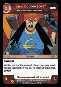 Elsa Bloodstone, Foulmouthed Bombshell - Foil