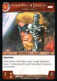 Genis-Vell Photon, Cosmic Threat - Foil