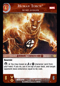 Human Torch, Secret Avenger - Foil