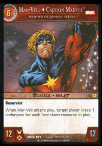 Mar-Vell Captain Marvel, Warden of Prison Alpha - Foil