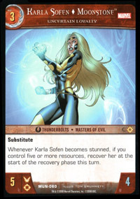 Karla Sofen Moonstone, Field Commander - Foil