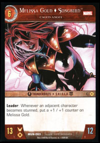 Melissa Gold Songbird, Caged Angel - Foil