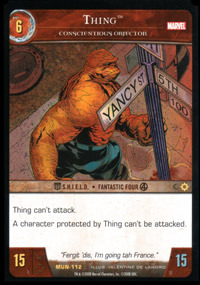Thing, Conscientious Objector - Foil
