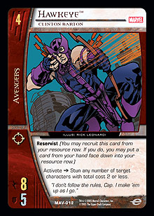Hawkeye, Clinton Barton - Foil