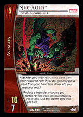 She-Hulk, Gamma Bombshell - Foil