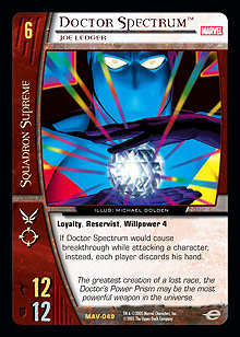 Doctor Spectrum, Joe Ledger - Foil
