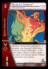 Human Torch, Friendly Rival - Foil