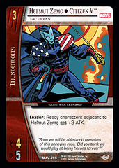 Helmut Zemo  Citizen V, Tactician - Foil