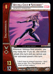 Melissa Gold  Songbird, Heroine Unbound - Foil