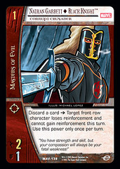 Nathan Garrett  Black Knight, Corrupt Crusader - Foil