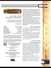A Dark and Stormy Knight