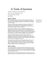 A Taste of Jasmine