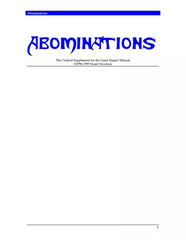 Abominations