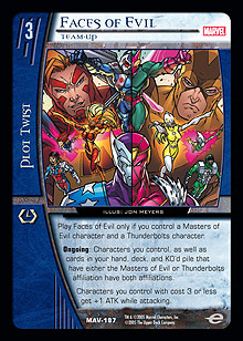 Faces of Evil, Team-Up - Foil