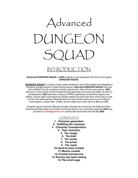 Advanced Dungeon Squad