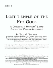 AGLA1-1: Lost Temple of the Fey Gods