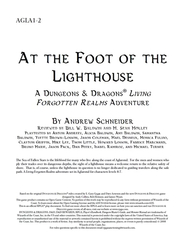 AGLA1-2: At the Foot of the Lighthouse
