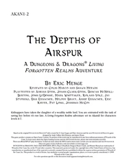 AKAN1-2: The Depths of Airspur